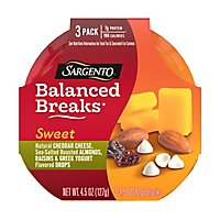 Sargento Sweet Balanced Breaks Cheese Snacks Cheddar & Almonds Raisins Yogurt Drops - 3-1.5 Oz - Image 3