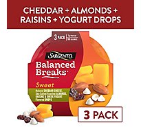 Sargento Sweet Balanced Breaks Cheese Snacks Cheddar & Almonds Raisins Yogurt Drops - 3-1.5 Oz