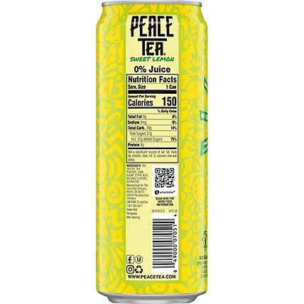 Peace Tea Iced Tea Sweet Lemon - 23 Fl. Oz. - Image 6