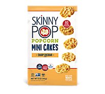SkinnyPop Sharp Cheddar Popcorn Mini Cakes - 5 Oz