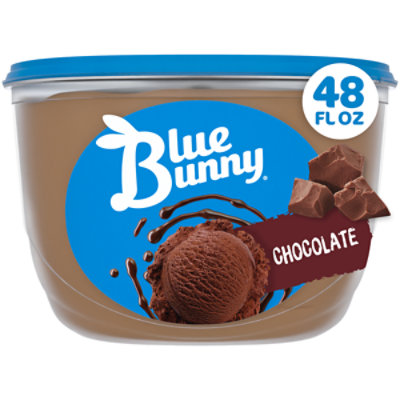 Blue Bunny Ice Cream Chocolate 48 Fl Oz Jewel Osco