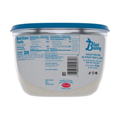 Blue Bunny Premium Vanilla Bean Ice Cream - 48 Fl. Oz. - Image 3