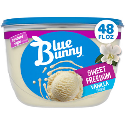 Blue Bunny Sweet Freedom Vanilla Reduced Fat Ice Cream - 48 Fl. Oz.