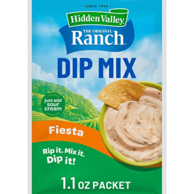 Hidden Valley Dips Mix Fiesta Ranch - 1.1 Oz - Image 1