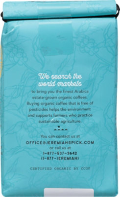 Jeremiahs Pick Coffee Organic Ground Dark Roast Breakfast Blend - 10 Oz - Image 4