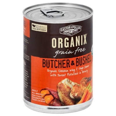 Castor Pollux Organix Dog Food Grain Free Chicken Dinner With Sweet Potatoes 12.7 Oz jewelosco