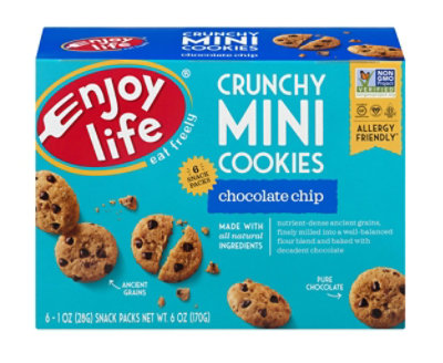 enjoy life Cookies Chocolate Chip Crunchy Minis - 6-1 Oz - Image 8