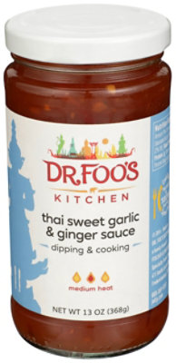 Dr. Foos Kitchen Sauce Thai Swt Garlic Ginger - 10 Oz