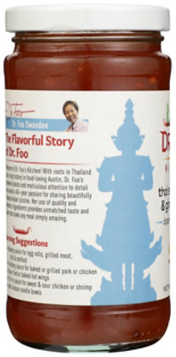 Dr. Foos Kitchen Sauce Thai Swt Garlic Ginger - 10 Oz - Image 2