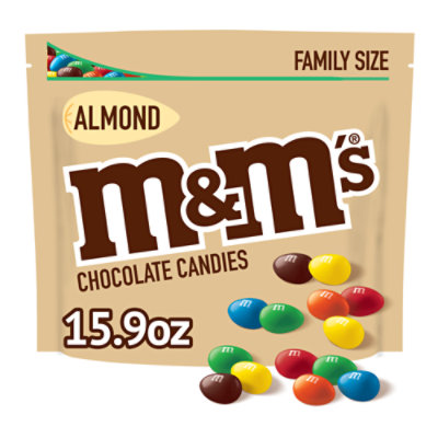 M&M'S Almond & MINIS Milk Chocolate Candy Bar, 3.9 oz