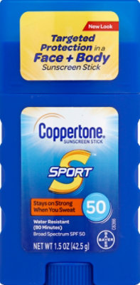 Coppertone Sport Stick Spf 50 - Each - Jewel-Osco