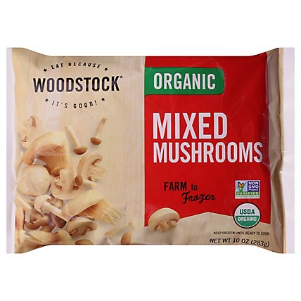 Woodstock Organic Mushrooms Mixed - 10 Oz - Image 2