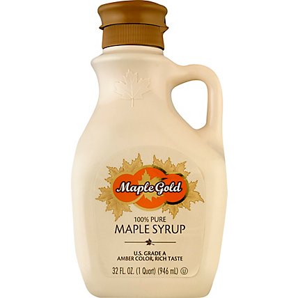 Maple Gold Pure Maple Syrup Grade A - 32 Oz - Image 2