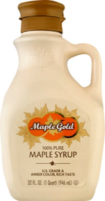 Maple Gold Pure Maple Syrup Grade A - 32 Oz - Image 2