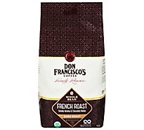 Don Franciscos Coffee Family Reserve Coffee Whole Bean Dark Roast French Roast - 28 Oz