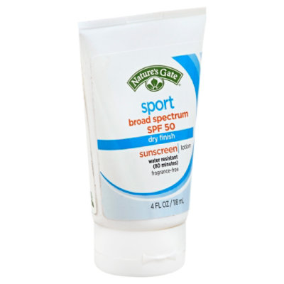 Natures Gate Sport Broad Spectrum Spf 50 - 4 Oz