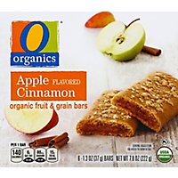 O Organics Organic Fruit & Grain Bars Apple Cinnamon Flavored - 6-1.3 Oz - Image 2