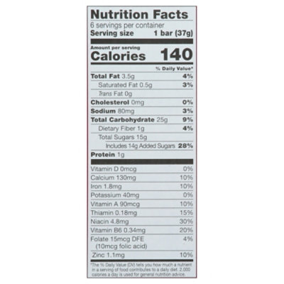 O Organics Fruit & Grain Bars Strawberry - 6-1.3 Oz - Image 3
