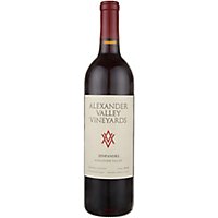 Alexander Valley Vineyards Estate Zinfandel Wine - 750 Ml - Image 1