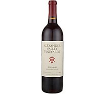 Alexander Valley Vineyards Estate Zinfandel Wine - 750 Ml