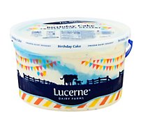 Lucerne Frozen Dairy Dessert Birthday Cake 1 Gallon - 3.78 Liter