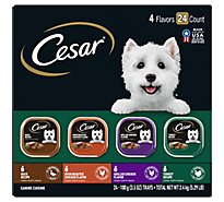 Cesar Chicken Turkey And Duck Loaf Adult Wet Dog Food Variety Pack - 24-3.5 Oz