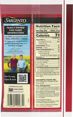 Sargento Sliced Smokehouse Cheddar Natural Cheese 11 Count - 6.67 Oz - Image 6