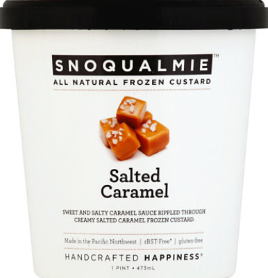 Snoqualmie Custard Salted Caramel - 16 Fl. Oz. - Image 2