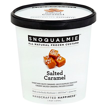 Snoqualmie Custard Salted Caramel - 16 Fl. Oz. - Image 1