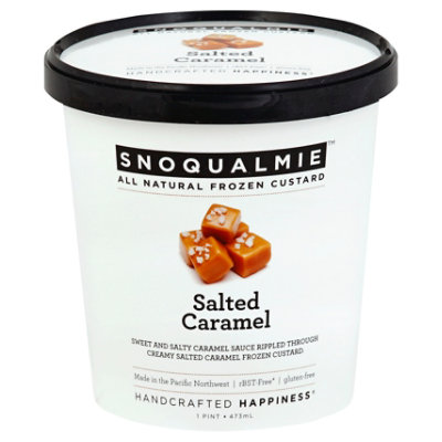 Snoqualmie Custard Salted Caramel - 16 Fl. Oz. - Image 1