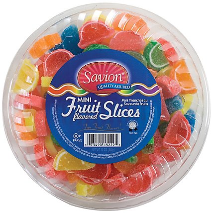 Savion  Candy Fruit Slc Mini - 12  Oz - Image 1