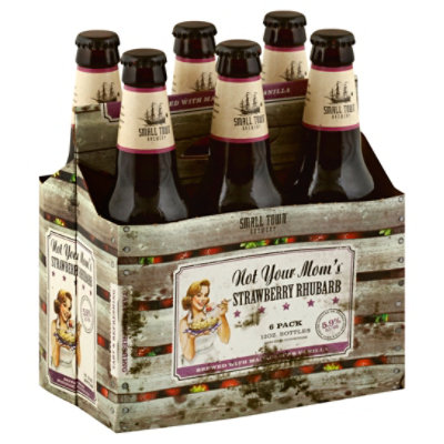 Not Your Moms Beer Strawberry Rhubarb Bottle - 6-12 Fl. Oz.
