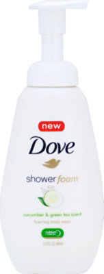 Dove Body Wash Instant Foaming Cucumber & Green Tea Scent - 13.5 Fl. Oz. - Image 2