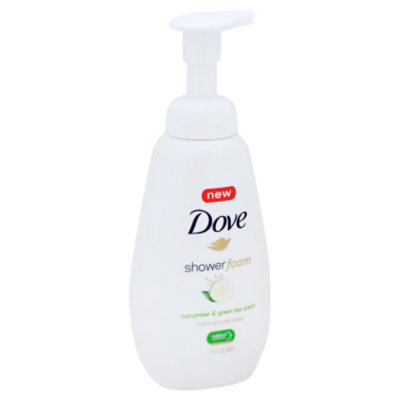 Dove Body Wash Instant Foaming Cucumber & Green Tea Scent - 13.5 Fl. Oz. - Image 1
