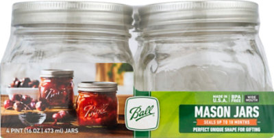 Ball Elite Jars Cont Wm 16z - 4 Count - Image 2