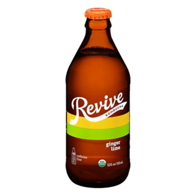 Revive Kombucha Wild Ginger Ginger Lime - 12 Oz