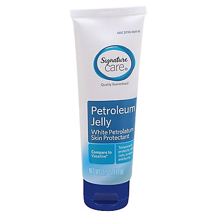 Signature Care Petroleum Jelly 100% Pure Skin Protectant - 2.50 Oz - Image 1