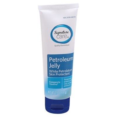 Signature Care Petroleum Jelly 100% Pure Skin Protectant - 2.50 Oz - Safeway