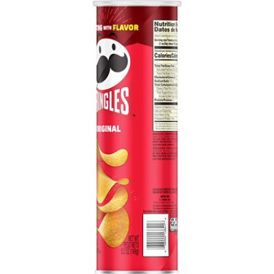 Pringles Potato Crisps Chips Original Lunch Snacks - 5.2  Oz - Image 8