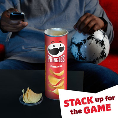 Pringles Potato Crisps Chips Original Lunch Snacks - 5.2  Oz - Image 5