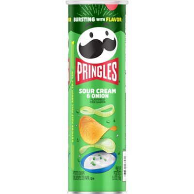 Pringles Potato Crisps Chips Lunch Snacks Sour Cream and Onion - 5.5 Oz - Image 7