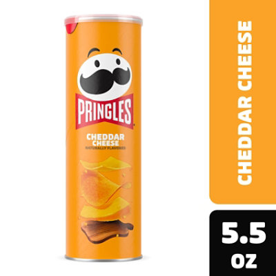 Pringles Potato Crisps Chips Lunch Snacks Cheddar Cheese - 5.5 Oz - Image 1