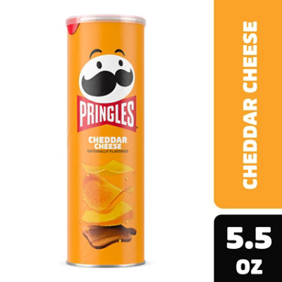 Pringles Potato Crisps Chips Lunch Snacks Cheddar Cheese - 5.5 Oz