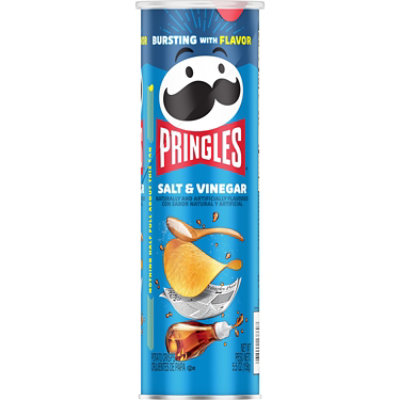 Pringles Potato Crisps Chips Salt and Vinegar Lunch Snacks - 5.5 Oz - Image 6