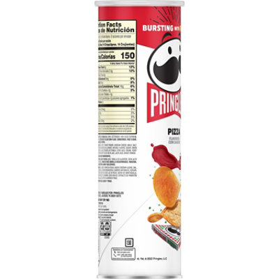 Pringles Potato Crisps Chips Pizza Lunch Snacks - 5.5 Oz - Image 8