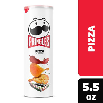 Pringles Potato Crisps Chips Pizza Lunch Snacks - 5.5 Oz - Image 1