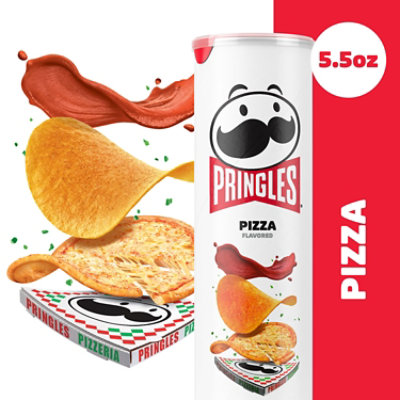 Pringles Potato Crisps Chips Lunch Snacks Pizza - 5.5 Oz - Image 3