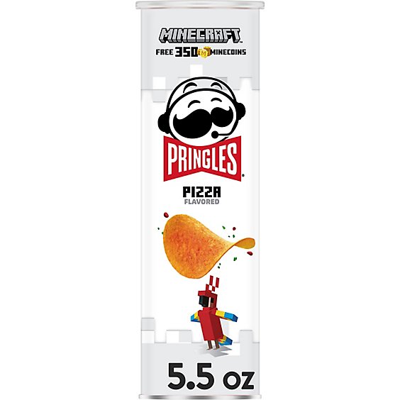Pringles Potato Crisps Chips Lunch Snacks Pizza - 5.5 Oz