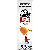 Pringles Potato Crisps Chips Lunch Snacks Pizza - 5.5 Oz - Image 1