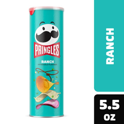 Pringles Potato Crisps Chips Ranch Lunch Snacks - 5.5 Oz - Image 1